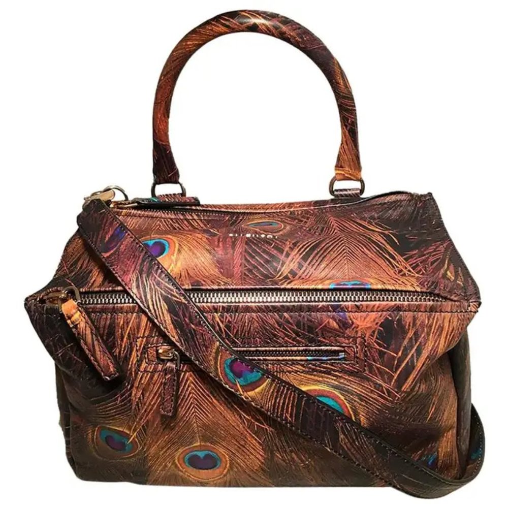 Givenchy Pandora Peacock Leather Shoulder Bag